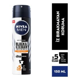 NIVEA MEN Black & White Invisible بخاخ مضاد للتعرق