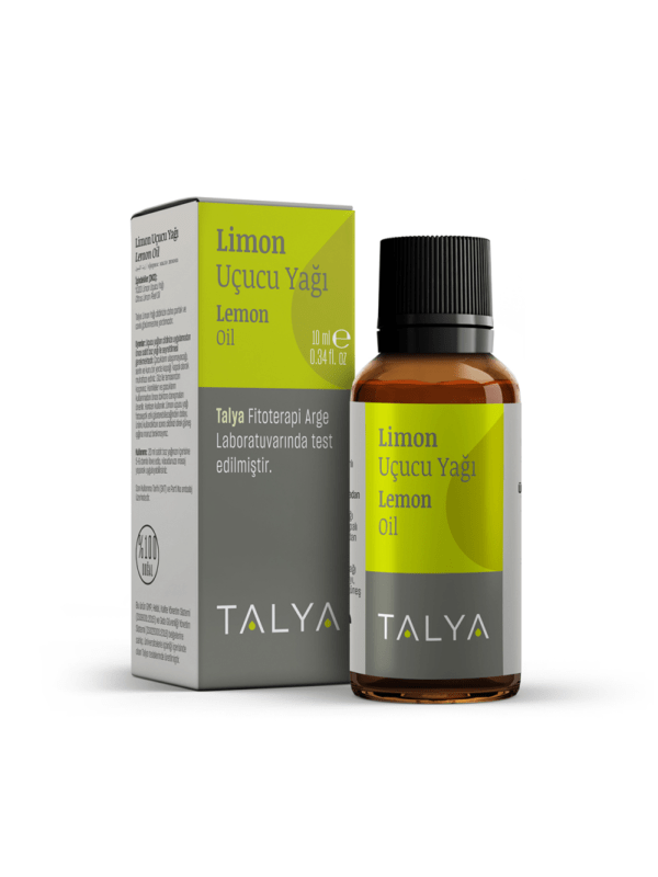 زيت الليمون العطري النقي 100% من Talya - 10 مل: انتعاش طبيعي للجسم والعقل مع رائحة الليمون الفواحة