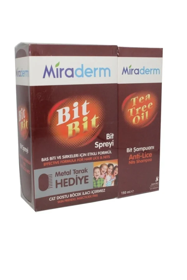 Miraderm Bit Şampuanı ve Spreyi Set: علاج فعال للقمل والصئران