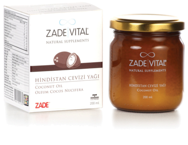 زيت جوز الهند البكر الممتاز من Zade Vital - 200 مل: ترطيب طبيعي للبشرة والشعر